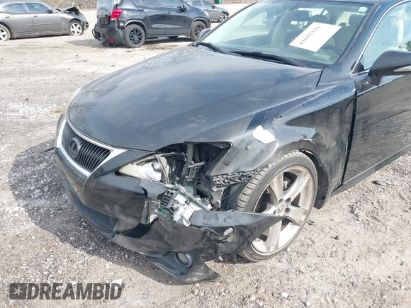 2013 Lexus IS 250 with VIN JTHBF5C21D5187029, listed as a IAAI auction lot 41691136 with 302,882 mi miles and . Bid and sale history available at DreamBid. Image 6.