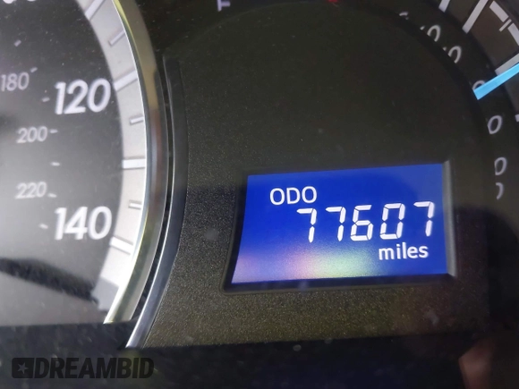 2012 Toyota Camry L with VIN 4T1BF1FK8CU145821, listed as a IAAI auction lot 42007078 with 77,607 mi miles. Bid and sale history available at carsss.com. Image 16.
