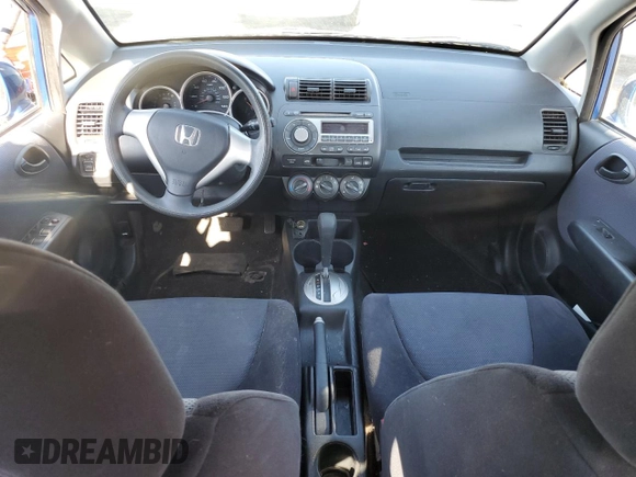 2007 Honda Fit with VIN JHMGD38487S057555, listed as a Copart auction lot 71265614 with 198,087 mi miles and Salvage Title. Bid and sale history available at carsss.com. Image 8.