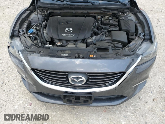 2016 Mazda 6 i Grand Touring с VIN JM1GJ1W50G1477892, выставлен на аукционе Copart как лот 55362525 с пробегом 80 806 миль миль и Списание • Salvage title. История ставок и продаж доступна на DreamBid. Изображение 11.