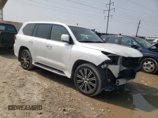 2018 Lexus LX with VIN JTJHY7AXXJ4271932, listed as a Copart auction lot 52325443 with 48,654 mi miles and Salvage Title. Bid and sale history available at carsss.com. Image 4.