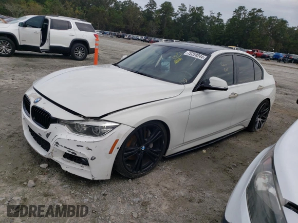 2017 BMW 3 Series 340i with VIN WBA8B3G54HNU35051, listed as a Copart auction lot 72220244 with Not Provided miles and Salvage Title. Bid and sale history available at DreamBid. Image 1.
