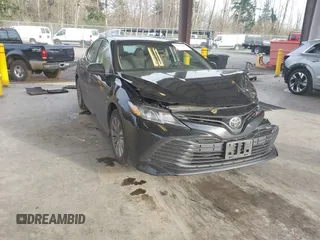 2020 Toyota Camry LE with VIN 4T1C11AKXLU363530, listed as a IAAI auction lot 41670307 with 86,459 mi miles. Bid and sale history available at carsss.com. Image 1.