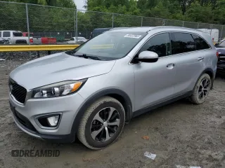2016 Kia Sorento EX with VIN 5XYPH4A19GG019687, listed as a Copart auction lot 58422965 with 58,509 mi miles and Salvage title. Bid and sale history available at DreamBid. Image 1.