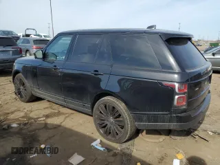 2019 Land Rover Range Rover HSE z VIN SALGS2SV2KA529386, wystawiony jako Copart lot #47824445 z przebiegiem 83 456 mil mil oraz Czysty tytuł • Clean title. Historia ofert i sprzedaży dostępna na DreamBid. Obrazek 2.