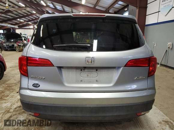 2018 Honda Pilot EX-L with VIN 5FNYF6H53JB005975, listed as a Copart auction lot 46152165 with 78,035 mi miles and Salvage Title. Bid and sale history available at DreamBid. Image 6.