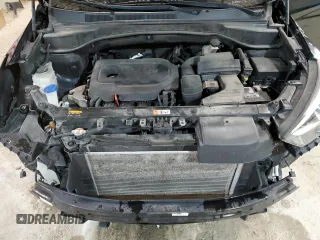 2017 Hyundai Santa Fe 2.4L with VIN 5NMZUDLB1HH022813, listed as a Copart auction lot 76973494 with 100,866 mi miles and Salvage title. Bid and sale history available at DreamBid. Image 11.