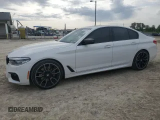 2017 BMW 5 Series 540i xDrive with VIN WBAJE7C32HG889355, listed as a Copart auction lot 53067335 with 101,562 mi miles and Salvage title. Bid and sale history available at DreamBid. Image 1.