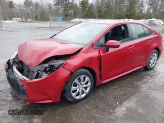 2021 Toyota Corolla LE with VIN JTDEPMAE9MJ141300, listed as a IAAI auction lot 41721838 with 51,439 mi miles and . Bid and sale history available at carsss.com. Image 2.