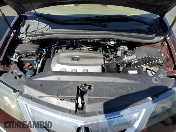 2012 Acura MDX z VIN 2HNYD2H21CH517407, wystawiony jako Copart lot #56418545 z przebiegiem 124 737 mil mil oraz Szkoda całkowita • Salvage title. Historia ofert i sprzedaży dostępna na DreamBid. Obrazek 12.
