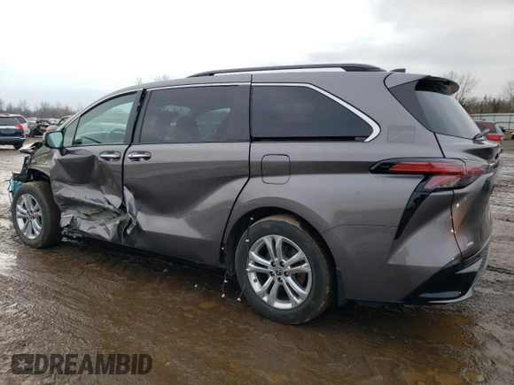 2021 Toyota Sienna XSE with VIN 5TDDSKFCXMS027072, listed as a Copart auction lot 85947414 with 40,197 mi miles and Salvage Title. Bid and sale history available at carsss.com. Image 2.
