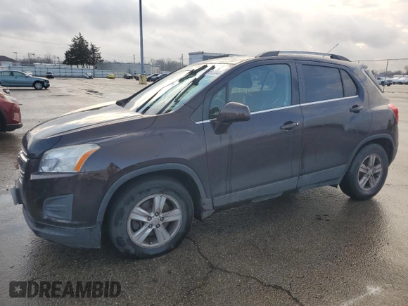 2015 Chevrolet Trax LT with VIN KL7CJLSB0FB168256, listed as a Copart auction lot 84188304 with 139,806 mi miles and Salvage Title. Bid and sale history available at carsss.com. Image 1.