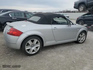 2005 Audi TT with VIN TRUTC28N551003385, listed as a Copart auction lot 47131125 with 102,278 mi miles and Salvage Title. Bid and sale history available at carsss.com. Image 3.