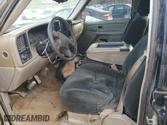 2007 Chevrolet Silverado 1500 LS with VIN 2GCEC13V471136642, listed as a Copart auction lot 42580975 with Not Provided miles and Salvage Title. Bid and sale history available at DreamBid. Image 7.