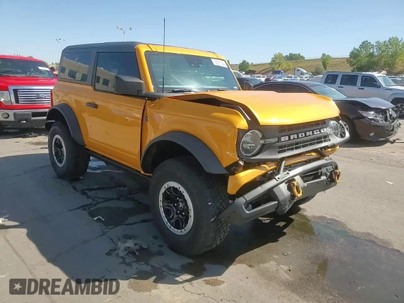 2021 Ford Bronco with VIN 1FMDE5CPXMLB06562, listed as a Copart auction lot 73561084 with 33,154 mi miles and Salvage title. Bid and sale history available at DreamBid. Image 13.