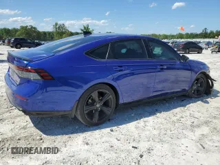 2024 Honda Accord Sport-L with VIN 1HGCY2F76RA067572, listed as a Copart auction lot 58105405 with 22,098 mi miles and Salvage title. Bid and sale history available at DreamBid. Image 3.