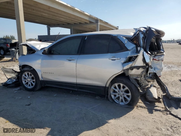 2019 Chevrolet Equinox LS with VIN 3GNAXHEV9KS600991, listed as a Copart auction lot 47052365 with 0 mi miles and Non Repairable. Bid and sale history available at carsss.com. Image 2.