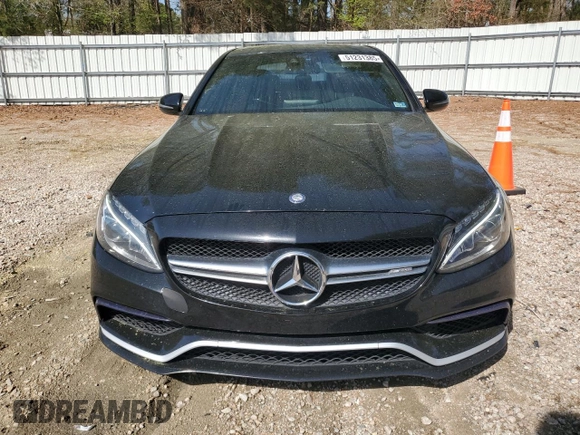 2017 Mercedes-Benz C 63 AMG with VIN 55SWF8GB6HU201220, listed as a Copart auction lot 51231385 with 138,939 mi miles and Salvage title. Bid and sale history available at DreamBid. Image 5.