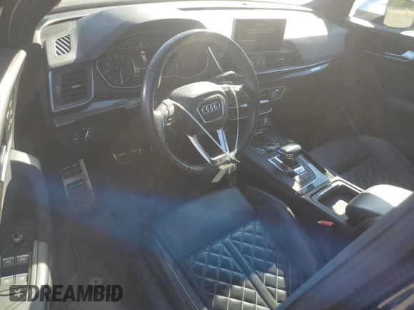 2018 Audi SQ5 Premium Plus with VIN WA1A4AFYXJ2069841, listed as a Copart auction lot 69450284 with 68,158 mi miles and Salvage Title. Bid and sale history available at DreamBid. Image 8.