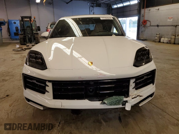 2024 Porsche Cayenne S with VIN WP1AL2AY1RDA32214, listed as a Copart auction lot 77782634 with Not provided miles and Salvage title. Bid and sale history available at DreamBid. Image 5.