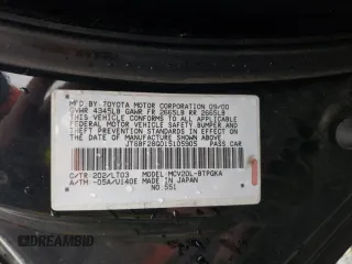 2001 Lexus ES 300 with VIN JT8BF28G015105905, listed as a Copart auction lot 46183805 with 202,449 mi miles and Salvage Title. Bid and sale history available at DreamBid. Image 14.