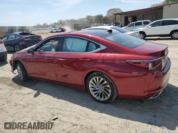 2019 Lexus ES 350 with VIN 58ABZ1B13KU010127, listed as a Copart auction lot 53339215 with 58,978 mi miles and Salvage Title. Bid and sale history available at DreamBid. Image 2.
