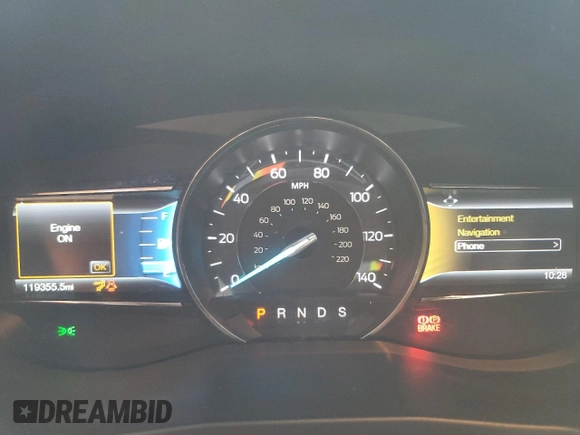 2016 Ford Explorer XLT with VIN 1FM5K7D85GGC05237, listed as a Copart auction lot 53132725 with 119,355 mi miles and Salvage Title. Bid and sale history available at carsss.com. Image 9.