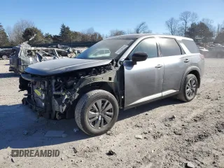 2024 Nissan Pathfinder S with VIN 5N1DR3AAXRC283630, listed as a Copart auction lot 82539314 with 6,960 mi miles and Clean title. Bid and sale history available at DreamBid. Image 1.