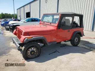 1994 Jeep Wrangler S with VIN 1J4FY19P7RP456133, listed as a Copart auction lot 52781975 with 295,953 mi miles and Salvage Title. Bid and sale history available at carsss.com. Image 1.