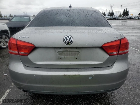 2014 Volkswagen Passat Wolfsburg Ed with VIN 1VWAT7A32EC110046, listed as a Copart auction lot 48261765 with 166,229 mi miles and Clean Title. Bid and sale history available at carsss.com. Image 6.