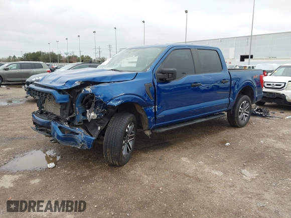 2023 Ford F-150 XL with VIN 1FTEW1EP6PKD00320, listed as a IAAI auction lot 41562733 with 19,468 mi miles. Bid and sale history available at carsss.com. Image 23.