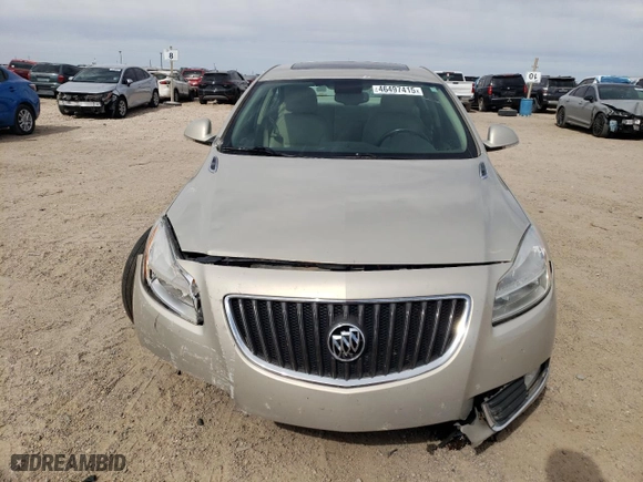 2012 Buick Regal Premium 1 with VIN 2G4GS5EK2C9142548, listed as a Copart auction lot 46497415 with 139,197 mi miles and Salvage Title. Bid and sale history available at carsss.com. Image 5.