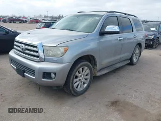 2008 Toyota Sequoia Platinum with VIN 5TDBY67A98S017696, listed as a IAAI auction lot 41499083 with 274,117 mi miles. Bid and sale history available at carsss.com. Image 17.