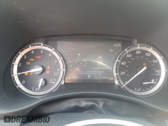 2022 Toyota Highlander Platinum with VIN 5TDFZRBH7NS182601, listed as a Copart auction lot 61832475 with 61,958 mi miles and Salvage title. Bid and sale history available at DreamBid. Image 9.