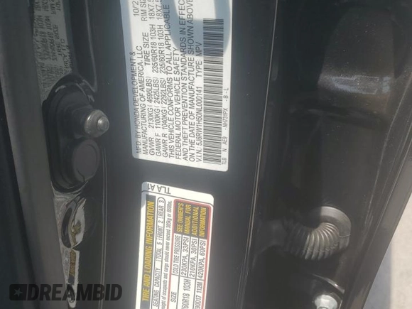 2022 Honda CR-V EX z VIN 5J6RW1H50NL000141, wystawiony jako Copart lot #57574055 z przebiegiem 7 774 mil mil oraz Szkoda całkowita • Salvage title. Historia ofert i sprzedaży dostępna na DreamBid. Obrazek 14.