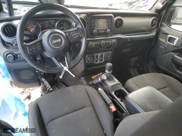 2019 Jeep Wrangler Unlimited Sport S with VIN 1C4HJXDN9KW636558, listed as a Copart auction lot 85011274 with 97,375 mi miles and Salvage Title. Bid and sale history available at carsss.com. Image 8.