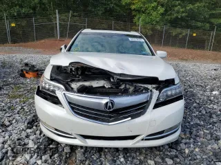 2014 Acura RLX Tech Pkg with VIN JH4KC1F56EC007600, listed as a Copart auction lot 66319624 with 145,375 mi miles and Salvage Title. Bid and sale history available at carsss.com. Image 5.