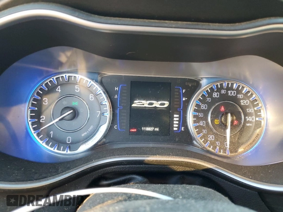 2015 Chrysler 200 Limited with VIN 1C3CCCAB8FN564579, listed as a Copart auction lot 85387894 with 118,827 mi miles and Salvage Title. Bid and sale history available at carsss.com. Image 9.