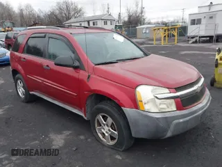 2005 Chevrolet Equinox LS with VIN 2CNDL23F556136350, listed as a IAAI auction lot 41875184 with 88,560 mi miles. Bid and sale history available at carsss.com. Image 1.