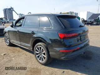 2023 Audi Q7 Premium Plus with VIN WA1LCBF77PD021834, listed as a IAAI auction lot 41621647 with 17,520 mi miles and . Bid and sale history available at DreamBid. Image 3.