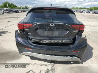 2018 Infiniti QX30 Premium with VIN SJKCH5CR2JA050226, listed as a Copart auction lot 58978595 with 82,280 mi miles and Salvage title. Bid and sale history available at DreamBid. Image 6.