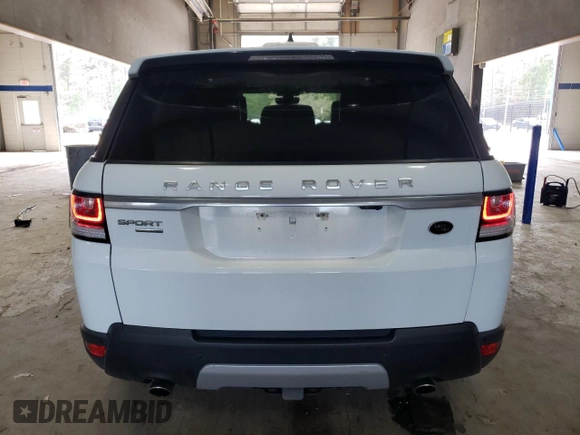 2017 Land Rover Range Rover Sport HSE with VIN SALWR2FV3HA680991, listed as a Copart auction lot 48377985 with 73,374 mi miles and Salvage Title. Bid and sale history available at carsss.com. Image 6.