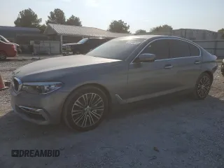2017 BMW 5 Series 530i xDrive with VIN WBAJA7C34HG905731, listed as a Copart auction lot 86618024 with 141,131 mi miles and Salvage Title. Bid and sale history available at carsss.com. Image 1.