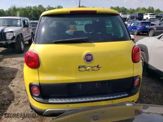 2014 FIAT 500L Trekking with VIN ZFBCFADH2EZ023643, listed as a Copart auction lot 61457174 with 84,309 mi miles and Salvage Title. Bid and sale history available at carsss.com. Image 6.