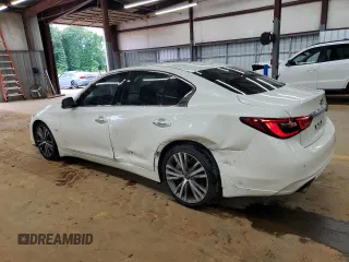 2019 Infiniti Q50 Luxe с VIN JN1EV7APXKM515517, выставлен на аукционе Copart как лот 58381035 с пробегом 125 791 миль миль и Списание • Salvage title. История ставок и продаж доступна на DreamBid. Изображение 2.