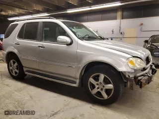 2005 Mercedes-Benz M-Class 3.7L with VIN 4JGAB57E15A563214, listed as a Copart auction lot 83582734 with 150,872 mi miles and Salvage Title. Bid and sale history available at carsss.com. Image 4.