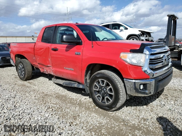 2016 Toyota Tundra 4WD Truck SR with VIN 5TFUW5F10GX524344, listed as a Copart auction lot 46623305 with 182,901 mi miles and Salvage Title. Bid and sale history available at carsss.com. Image 4.