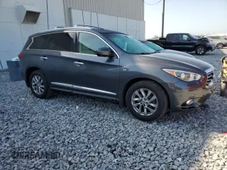 2014 Infiniti QX60 with VIN 5N1AL0MN0EC555484, listed as a Copart auction lot 54591715 with 65,633 mi miles and Non Repairable. Bid and sale history available at DreamBid. Image 4.