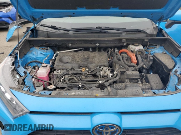 2021 Toyota RAV4 Hybrid LE with VIN 2T3MWRFV6MW114352, listed as a Copart auction lot 48451135 with 118,835 mi miles and Salvage Title. Bid and sale history available at carsss.com. Image 12.