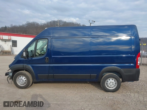 2023 Ram ProMaster Cargo with VIN 3C6LRVBG1PE599526, listed as a IAAI auction lot 41910156 with 1,504 mi miles. Bid and sale history available at carsss.com. Image 15.